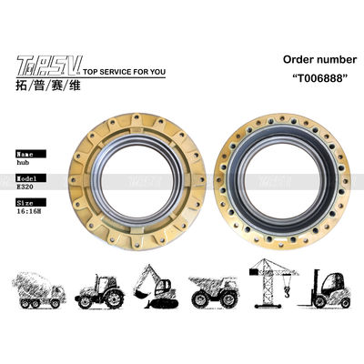 Odporność na zużycie E320 Excavator Final Drive Hub 114-1486 Bolt Installacja