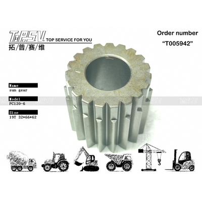 Silnik napędowy koła słonecznego 2-stopniowego jazdy koparki PC120-6 w ciężkich konstrukcjach