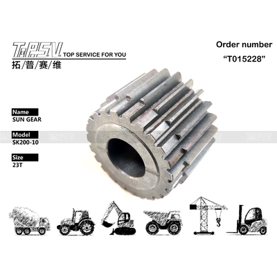 Silnik obrotu 2-stopniowy z przekładnią planetarną i silnikiem słonecznym do koparki SK200-10