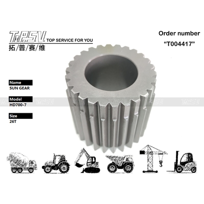 HD700-7 Ekskavator Swing 2 Stage Sun Gear Machinery Excavator Drive Motor Z Transport Packaging