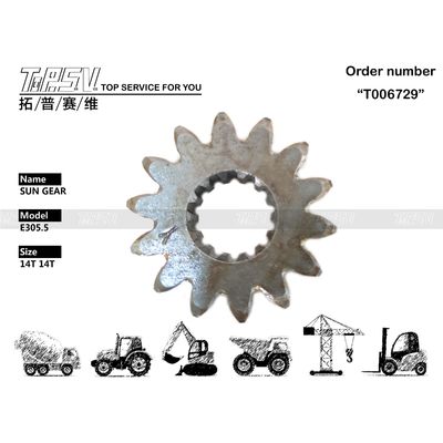 198-5013 Kompatybilność E305.5 Zębatka Słoneczna Napędu Jezdnego do Różnych Modeli Koparek