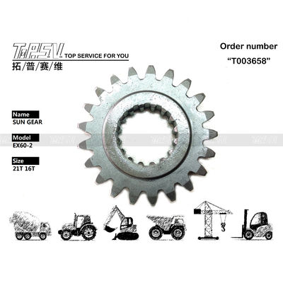 3051680 Kompatybilność Kompatybilny z różnymi EX60-2 Ekskawator Swing 1 Stage Sun Gear Modele stalowe Excavator Travel Motor Parts