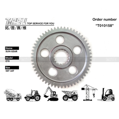 Reduktor planetarny typu E70 Ekskawator Swing Sun Gear Reducer Rezerwatory części o wysokiej trwałości