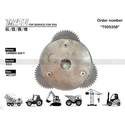 Urządzenie ASSY nośnika 1 stopnia jazdy koparki Energy Mining E312 w kolorze czarnym dla wydajności