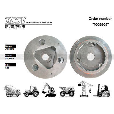YN53D00008S011 Stalowy SK200-7 Urządzenie podróżne koparki 2 etapy Nośnik Czarny Kolor Precyzyjnie zaprojektowany komponent zapewniający płynny ruch i długą żywotność
