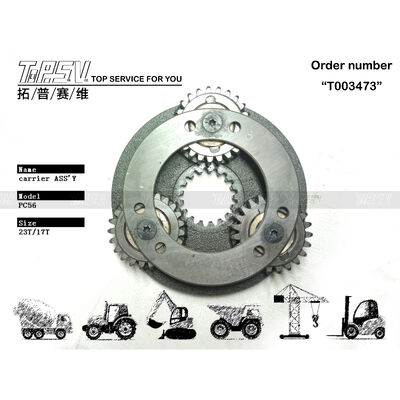 PC56 Koparka obrotu 1 Stopień Nośnik ASSY Części Do Napędu Obrotu Koparki Części Zamienne