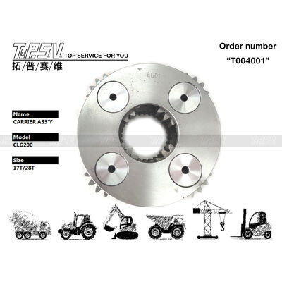 CLG200 Koparka obrotowa 2-stopniowa nośna ASSY Części do napędu obrotu Koparki Części zamienne