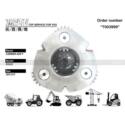 E312C Ekskawator Swing 2 Stage Carrier ASSY Części do wyciągów swingowych Ekskawator części zamiennych