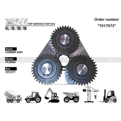 PC30MR Koparka Podróż 1-stopniowa Części zespołu nośnego do części zamiennych do koparki z napędem podróżnym