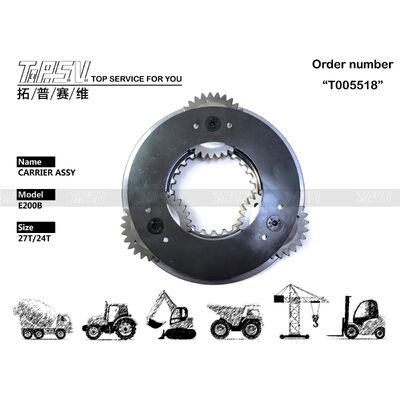 Koparka E200B Podróż 1-stopniowa Części nośne do części zamiennych do koparek z napędem podróżnym