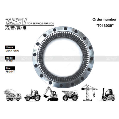 jakość  E320E Excavator Travel Steel Gear Ring 267-6783 Gear Meshing Installation fabryka