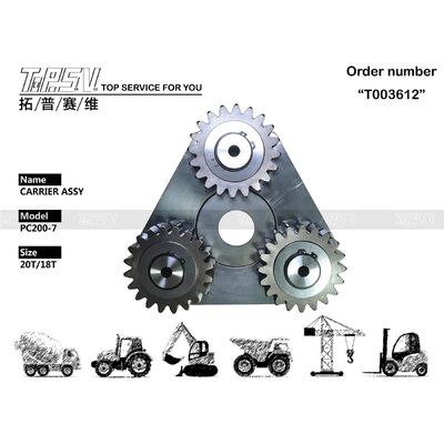 PC200-7 Ekskawator Swing 1 Stage Carrier ASSY dla sprzętu kopalnego