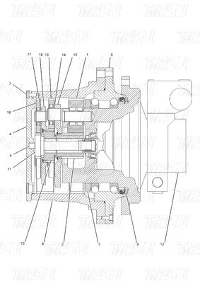 Katalog 128-1827 Caterpillar Excavator E312A