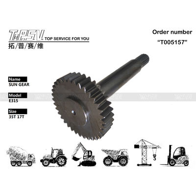 Podróż 1Stage E315A Ekskawator Sun Gear dla systemu przesyłowego 102-6520