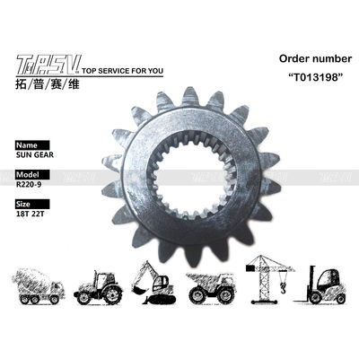 Czarny R220-9 Bagnany wykopalnik 1Stage Final Drive Gear Steel 39Q6-12320