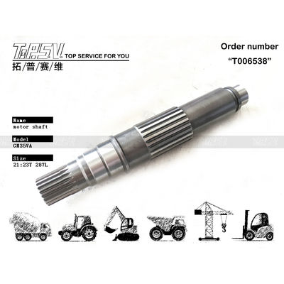 XKAH-00410 Trwałość i ciepło poddane obróbce odporne na zużycie GM35VA Excavator Drive Motor Shaft