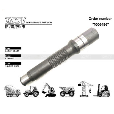 EX400-5 Excavator Travel Hydraulic Motor Shaft 0352203 Z obróbką cieplną