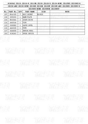 Bolt On Steel Planetary Excavator Swing Gearbox Drive Katalog 9196343 ZX120