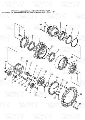 Bolt On Hydraulic Swing Motor / Travel Motor Drive dla producentów OEM koparek
