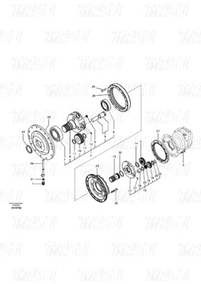 Wyroby z napędem hydraulicznym z włączeniem śrubowym VOE14542165 EC290B Katalog napędu hydraulicznego z włączeniem śrubowym