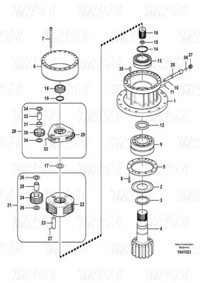 Górnictwo energetyczne VOE14569767 VOE14724044 EC290B Katalog kompatybilnych marek i modeli wykopalni
