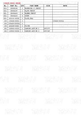 130426-00031 DX60R Ekskawator Swing Drive Katalog Czarny Kolor fabryczny Hydraulic Swing Motor Motor Drive