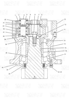 Bolt On Hydraulic Excavator Swing Drive Katalog dla płynnego obrotu