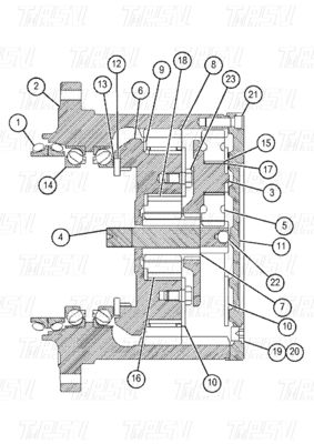 Zastosowalny Bolt Na Ekskawator Katalog napędu hydraulicznego z planetarnym reduktorem