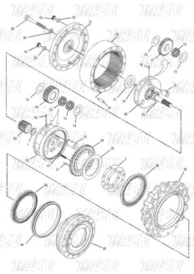 Niezawodny 350-0452 E315D Ekskavator Travel Drive Katalog Części silnika Ekskavator Reducer swing