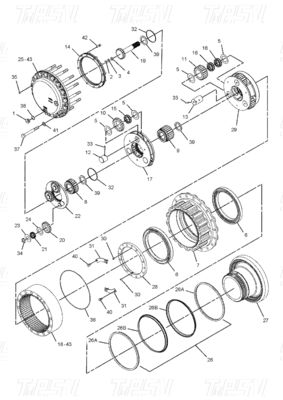 Hydrauliczne napędy hydrauliczne dla koparek 227-6116 E325C Katalog napędu hydraulicznego