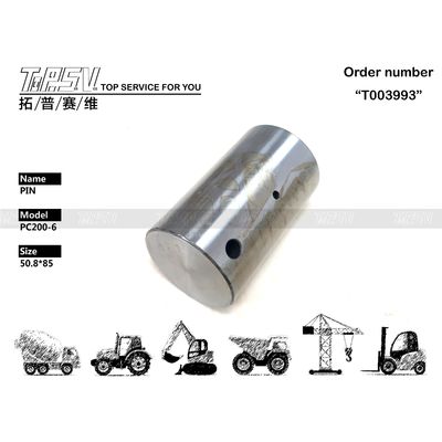 Wytrzymałość 20Y-26-21320 PC200-6 Wykopalnia kołyska 2Stage Pin Steel Czarny Kolor Łatwo instalowany Do warsztatów naprawy maszyn
