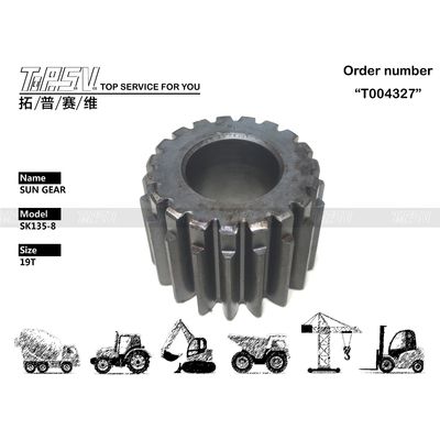 Łatwe w montażu SK135-8 Ekskavator Swing 2 Stage Sun Gear Reducer części biegów dla warsztatów maszynowych