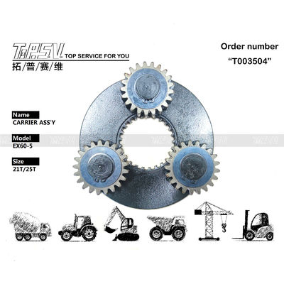 Napęd silnikowy hydrauliczny ciężki EX60-5 Ekskavator Swing 1 Stage Carrier ASSY Włącza się instalację sieci biegów