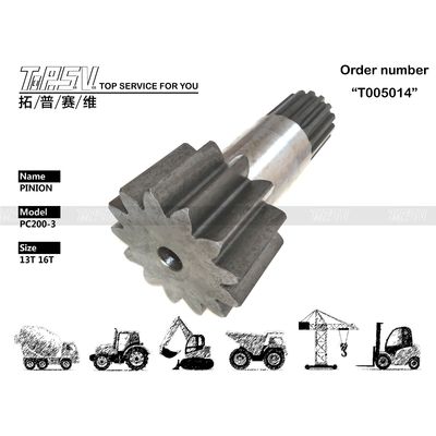 Kompatybilność Kompatybilny z 205-26-71393 PC200-3 Ekskawator Swing Pinion Marki i modele Ekskawator Podróże części silnika stosowane w maszynach ekskawatorów