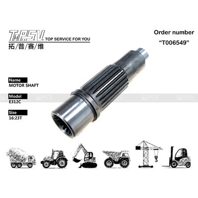 XJDG-00029 194-8280 Wysokiej precyzji E312C Ekskavator Travel Motor Shaft dla systemu przesyłowego ekskawatora Rozmiar opakowania Zależy od rodzaju opakowania