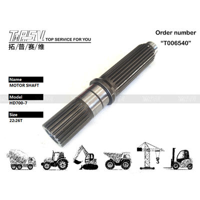 Wysokiej precyzji Hydraulic Pump HD700-7 Excavator Travel Motor Shaft