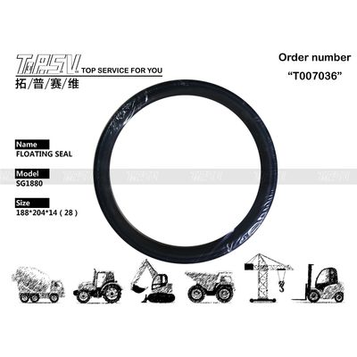 SG1880 ZX60 Ekskawator Podróż pływające pieczęcie Maszyny Ekskawator Hydraulic Seal Kit