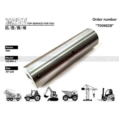 Sworzeń koła zębatego koparki do przenoszenia mocy w układzie przeniesienia napędu koła jezdnego koparki HD400-2