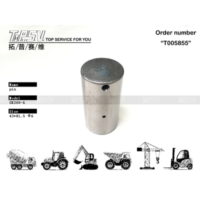 Wysokiej trwałości SK200-6 Excavator Travel 2 Stage Gear Pin dla warsztatów napraw maszyn