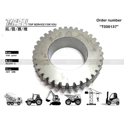 EX200-2 Koparka Przesuwu 2-stopniowa Słoneczna Przekładnia Łatwa w montażu z olejem przekładniowym