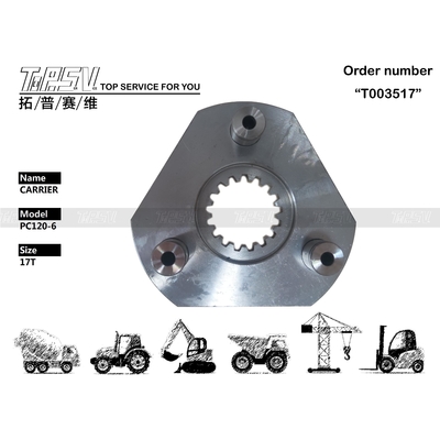 203-26-61120+201-26-62240 Wygodny nośnik obrotu koparki PC120-6 1 stopień z instalacją zazębiania przekładni i pakowaniem transportowym w worku foliowym