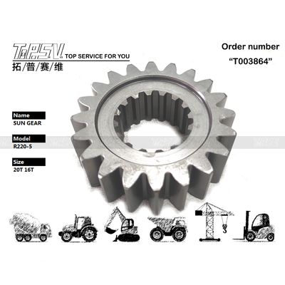 XKAQ-00010 Precyzyjne części silnika słonecznego 1 stopnia obrotu koparki R220-5 w zapieczętowanej torbie do pakowania transportowego