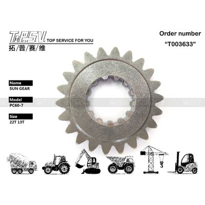 201-26-71150 Łatwy w instalacji silnik obrotu koparki PC60-7 PC60-7 z 1-stopniową przekładnią słoneczną z napędem silnika hydraulicznego Niezawodne działanie