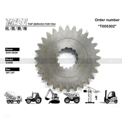 Części biegów reduktorów koparek R300-5 ze stali do wydobycia energii i materiałów trwałych