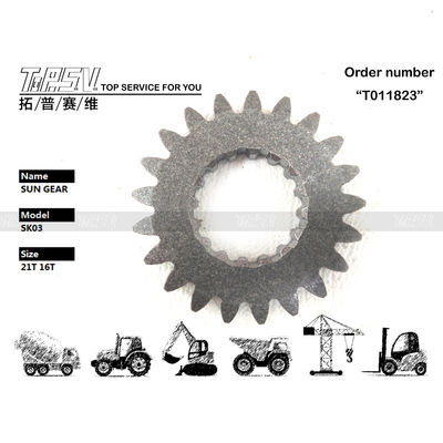 Napęd silnikowy hydrauliczny SK03 Koparnia Swing 1 Stage Sun Gear dla warsztatów naprawy maszyn Instalacja