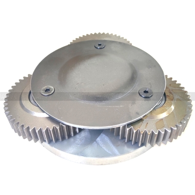 Stalowy, wytrzymały zespół jezdny koparki E307C, 1-stopniowy, w kolorze czarnym, do ciężkich prac budowlanych