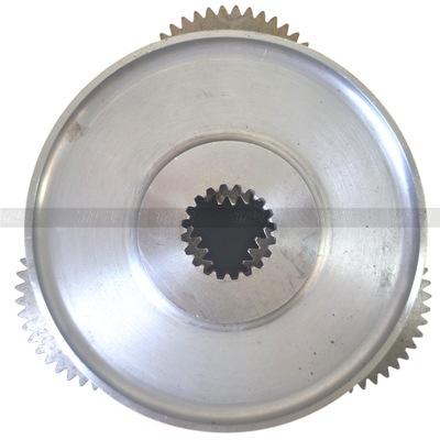 Stalowy, wytrzymały zespół jezdny koparki E307C, 1-stopniowy, w kolorze czarnym, do ciężkich prac budowlanych