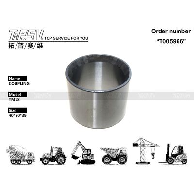 TM18 Przekładnia koparki System sprzęgła jezdnego 2-stopniowego Inne części reduktora koparki w kolorze czarnym dla kompatybilnych marek i modeli