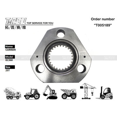Napęd silnikowy hydrauliczny EC290BLC Ekskavator Travel 1 Stage Carrier Czarny Kolor Ciężkie urządzenia budowlane Część z długą żywotnością