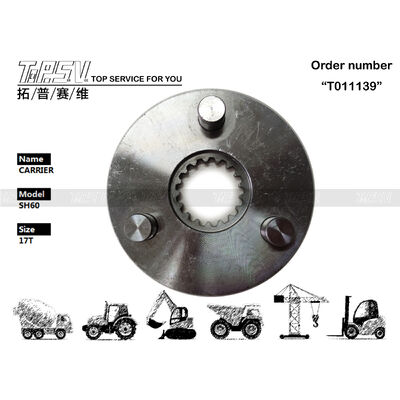 XKBR-00069 Czarny R80-7 Ekskawator Swing 1 Stage Nośnik wyposażony w urządzenie reduktor planetarny oferujący moc hydrauliczną i zwiększoną trwałość eksploatacyjną